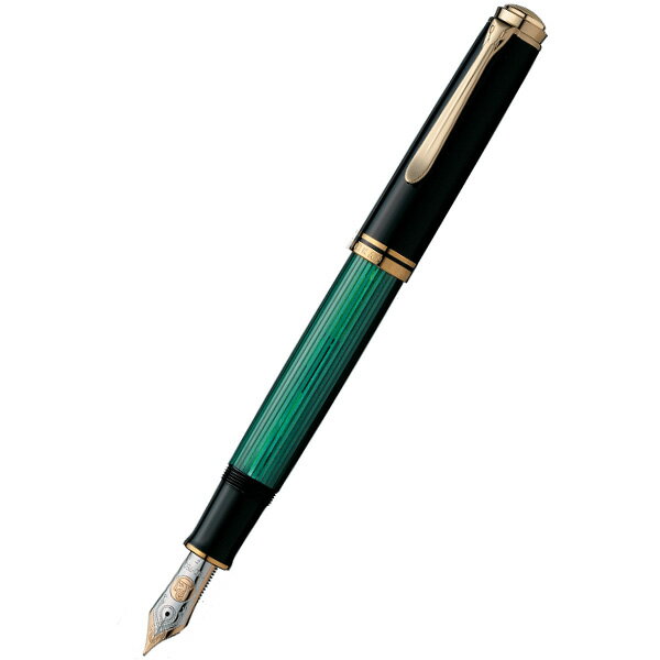 ペリカン Pelikan（ペリカン）　スーベレーン　万年筆　緑縞　M1000 （95000）