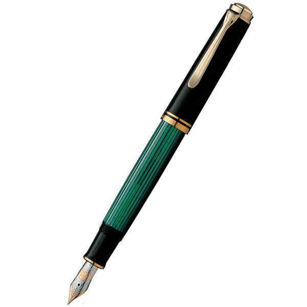 Pelikan（ペリカン）　スーベレーン　万年筆　緑縞　M800 （68000） 【RCP】