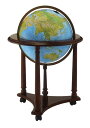リプルーグル地球儀 エアールーム・シリーズラファイエット型(英語版ブルーオーシャン地図)(180000)