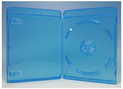 ブルーレイディスクケース 1枚収納 25枚 Blu-rayロゴあり (ブルーレイケース Blu-rayケース (25枚x1))【3,980円以上で送料無料】
