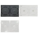 DVD トールケース DVDケース 2枚収納 14mm (良品質) BD DVD CD 収納(2)