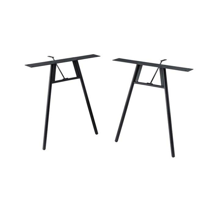 東谷 ダイニングテーブル 脚(2脚組) W66×D15.5×H68.5 組立式 TMZACE-356TMZA