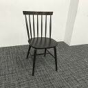 ダイニング チェア ミーティングチェア 肘無 QUON アンティラ ブラウン 【中古】