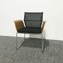 【安心!リユース保証8ヵ月付き♪】 Wilkhahn ウィルクハーン ミーティングチェア 肘付 シグノ ブラック 【中古】