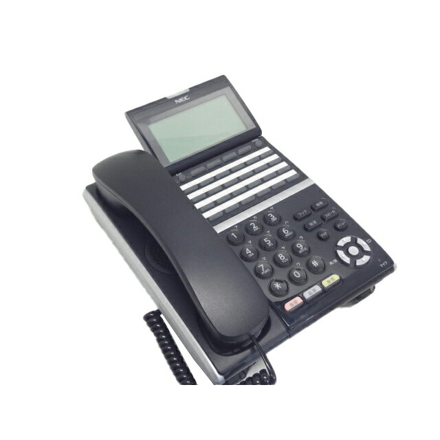 【中古】 NEC製 ビジネスフォン DTZ-24D-2D(BK)TEL DT400 24ボタンデジタル多機能電話機 電話機 会社 事務所 業務用 JP-F11378B ∴