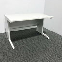 オフィスデスク 平デスク スチールデスク 事務机 イトーキ CZR ホワイトW □ 【中古】