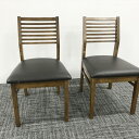 ミーティングチェア 2脚セット 肘無 トムテ ダイニングチェア 東谷 【中古】