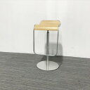 【安心!リユース保証8ヵ月付き♪】 ハイチェア 昇降式 カウンターチェア ADAL レム ハイスツール ウッドシート プレーン 【中古】