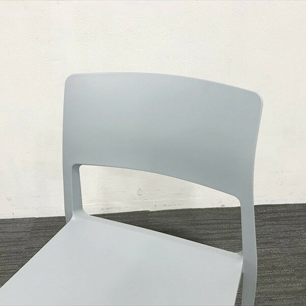 ミーティングチェア スタッキング 肘無 ティプトン Vitra ヴィトラ グレー 【中古】 □ [2]
