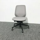 オフィスチェア イトーキ ノート ライトグレーW メッシュ 【中古】