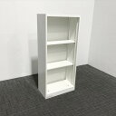 オープン書庫 レクトライン オカムラ ホワイト 【中古】