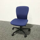 オカムラ オフィスチェア スラート ミディアムブルー 【中古】