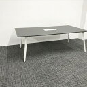 ミーティングテーブル 要組立 レムナ 内田洋行 ウチダ グレー 【中古】