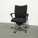 【安心!リユース保証8ヵ月付き♪】 エグゼクティブチェア イトーキ 社長椅子 プレクサス ミドルバック ブラック 【中古】