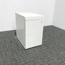イトーキ インステート 3段ワゴン デスクワゴン インサイドワゴン ハイタイプ ホワイトW 【中古】