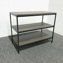 オープンシェルフ オカムラ ブラウン 【中古】