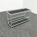 コクヨ 傘立て 30本用 フレームタイプ シルバー 【中古】
