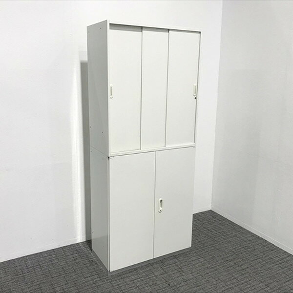 連結書庫 プラス リンクス LX-5 ホワイト CU-865103B ∴【中古】