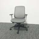 コクヨ シロッコチェア ハイバック オフィスチェア 肘付 グレー 【中古】