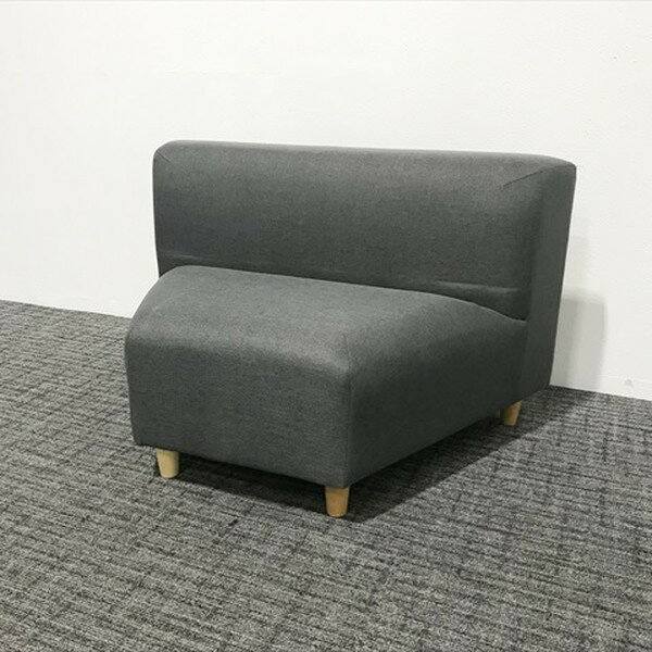 【安心！リユース保証8ヵ月付き♪】 ロビーチェア 1人用 アスプルンド 幅1200 オフィスラウンジ ヘキサゴンソファ グレー 【中古】