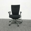 イトーキ コセール ハイバック デスクチェア 肘付 ブラックT 【中古】