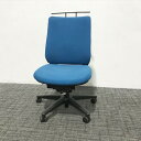 コクヨ ミトラ スタンダードバック ファブリック ハンガー付 デスクチェア ターコイズ 【中古】