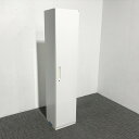 1人用ロッカー 鍵付き HS 内田洋行 ウチダ ホワイト 【中古】(3)