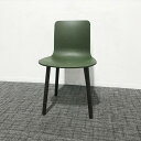 ミーティングチェア 肘無 ハル RE ウッド Vitra ヴィトラ グリーン 【中古】