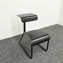 スクールデスク knoll トボガンチェアデスク ブラック 【中古】