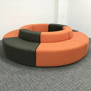 ソファセット 6点セット Kラウンジ イトーキ オレンジ 【中古】