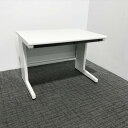平デスク CZ 引出し付 オフィスデスク イトーキ ホワイト □ 【中古】
