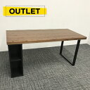 【OUTLET】 ミーティングテーブル 要組立 アルファタカバ シーダ デスクテーブル 収納付