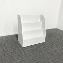 パンフレットスタンド 木製マガジンラック ロータイプ 【中古】
