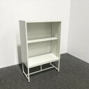 スチール書庫 オープン キャビネット アスプルンド ワークプラス フレックスウィズ ホワイト 【中古】
