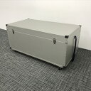 アルミケース キャスター付 アルミコンテナ 向田工業所謹製 シルバー □ 【中古 】