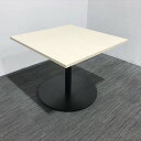 カフェテーブル 角テーブル ミーティングテーブル 完成品 コクヨ プレーン TM-862916B ∴ 【中古】