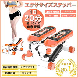 室内ステッパーで家トレ！簡単ながら運動！ステッパー ウォーキングマシン ミニステッパー 負荷調節 有酸素運動 筋トレ ダイエット トレ コンパクト エクササイズ カロリー 座ったまま 足腰 足踏み 健康器具 エクササイズ 運動器具 踏むだけ