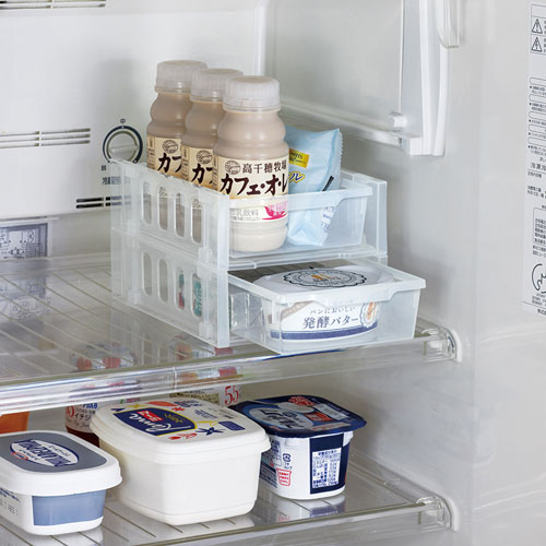 サナダ精工 冷蔵庫収納ミニトレー D5989 キッチン用品 冷蔵庫 収納 整頓 整理 トレー 冷蔵庫用