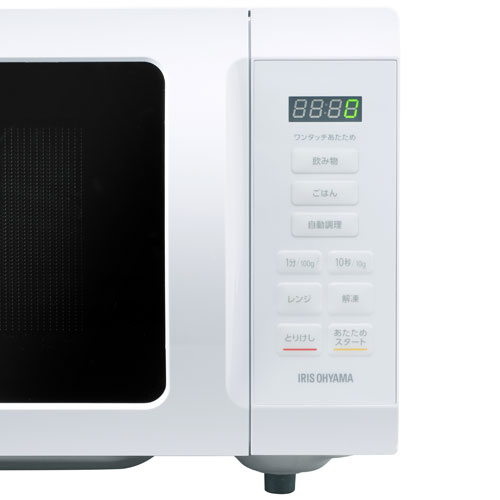 アイリスオーヤマ 単機能電子レンジ 18L ホワイト IMB-F186-W 単機能 レンジ フラット ヘルツフリー『代引不可』『送料無料（一部地域除く）』