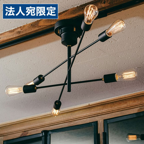 『ポイント10倍』『取寄品』インターフォルム 天井照明 Astre アストル シーリングライト 6灯 レトロ球付 LT-2677 多灯 リビング 寝室 おしゃれ...