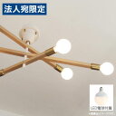 『ポイント10倍』『取寄品』インターフォルム 天井照明 Astre baum アストルバウム シーリングライト 6灯 LED電球付 ホワイト LT-3529WH...