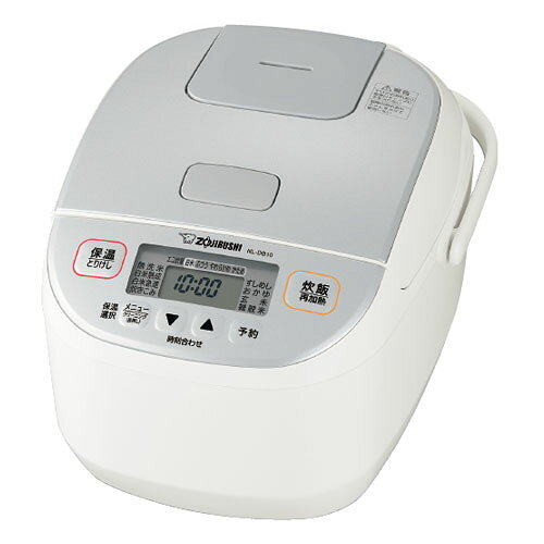 象印マホービン 炊飯器 極め炊き マイコン炊飯ジャー 5.5合 ホワイト NL-DB10-WA ...