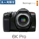 【SS限定エントリーでポイント5倍】Blackmagic Design (ブラックマジック・デザイン) Blackmagic Pocket Cinema Camera 6K Pro CINECAMPOCHDEF06P 『日時指定不可』『代引不可』『送料無料(一部地域除く)』