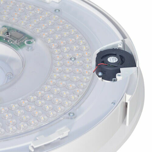 スワン電器天井照明SlimacシーリングファンライトUZUKAZEブラウンFCE-555BRシーリングライトうずかぜ空気清浄機能
