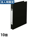 Oリングファイル A4 黒 2穴 10冊