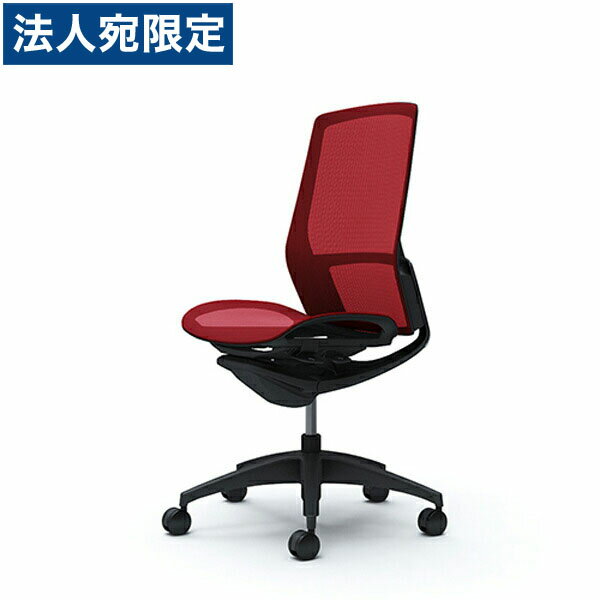 『受注生産品』オカムラ オフィスチェア フィノラ 肘なし ハイバック メッシュ座 レッド C735MR-F1E9[ テレワーク 在宅勤務 在宅ワーク リモートワーク 自宅勤務 在宅 SOHO ]『代引不可』『送料無料（一部地域除く）』(3)