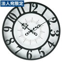 掛け時計 GISEL -ジゼル- ブラック CL-4960BK『送料無料(一部地域除く)』