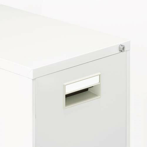ファイリングキャビネット ホワイト A4-4CW『代引不可』『送料無料(一部地域除く)』 [3]