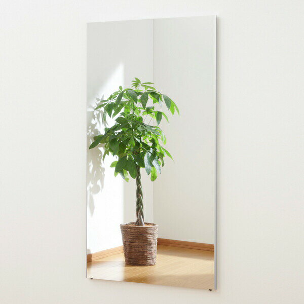 リフェクスミラー スタンダード スリムエッジ W80×H150cm シルバー RM-6[ 割れない 軽量 軽い フィルムミラー 姿見 全身鏡 全身ミラー 安全 ] 『代引不可』『送料無料（一部地域除く）』