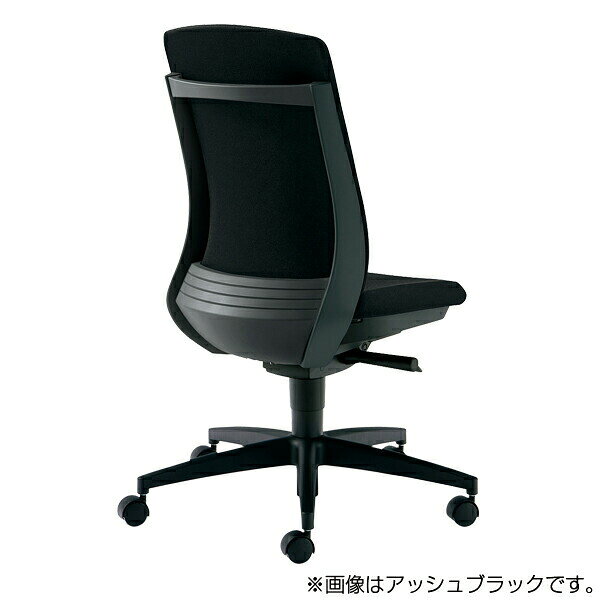 PLUS オフィスチェア BeneS ベネス 肘なし ハイバック ダークグレーフレーム 樹脂脚 モスグリーン KC-BN31SL UG220S[ テレワーク 在宅勤務 在宅ワーク リモートワーク 自宅勤務 在宅 SOHO スマートオフィス ]『代引不可』『送料無料(一部地域除く)』 [2]